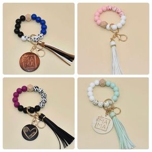 Different colors and styles of keychains!